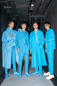 Backstage at BOSS Loves Shanghai.