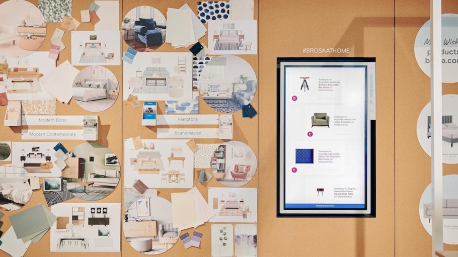 Fomo storefront provides real-time customer feedback, displayed in-store