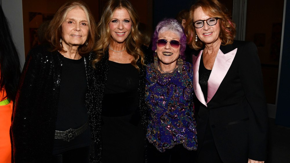 Gloria Steinem, Rita Wilson Judy Chicago and Ann Philbin