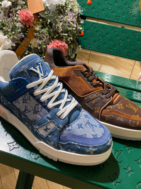 Louis Vuitton 408 Trainer in Denim