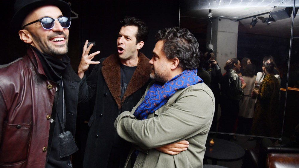 JR, Mark Ronson and guest