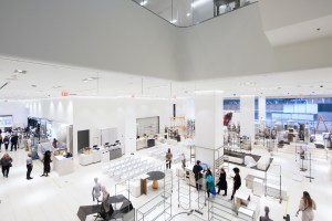 In progress, Nordstrom's Manhattan womenÕs flagship opening Oct. 24.