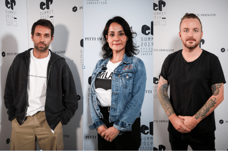 MSGM's Massimo Giorgetti, Levi's Diana Dimitian and Carlings' Ronny Mikalsen