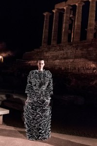 Mary Katrantzouwomenswear, summer 2020show 2Athens, Sounion, Temple of Poseidon