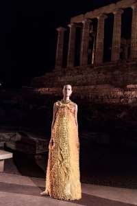 Mary Katrantzouwomenswear, summer 2020show 2Athens, Sounion, Temple of Poseidon