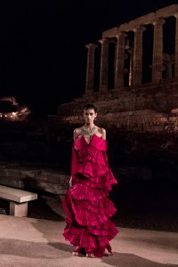 Mary Katrantzouwomenswear, summer 2020show 2Athens, Sounion, Temple of Poseidon