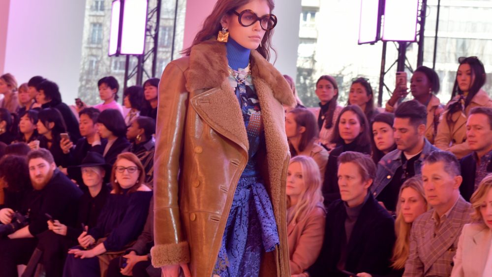 Kaia Gerber on the catwalkChloe show, Runway, Fall Winter 2019, Paris Fashion Week, France - 28 Feb 2019