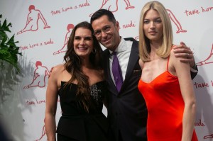 Greg Unis, Brooke Shields, and Martha Hunt