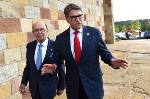 Donald Trump Visits Louis Vuitton Factory in Texas
