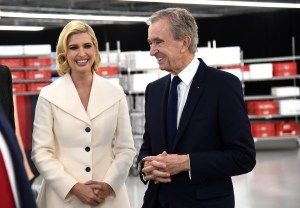 Ivanka Trump and Bernard Arnault
