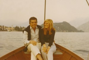Ralph and Ricky Lauren on Lake Como in 1969.