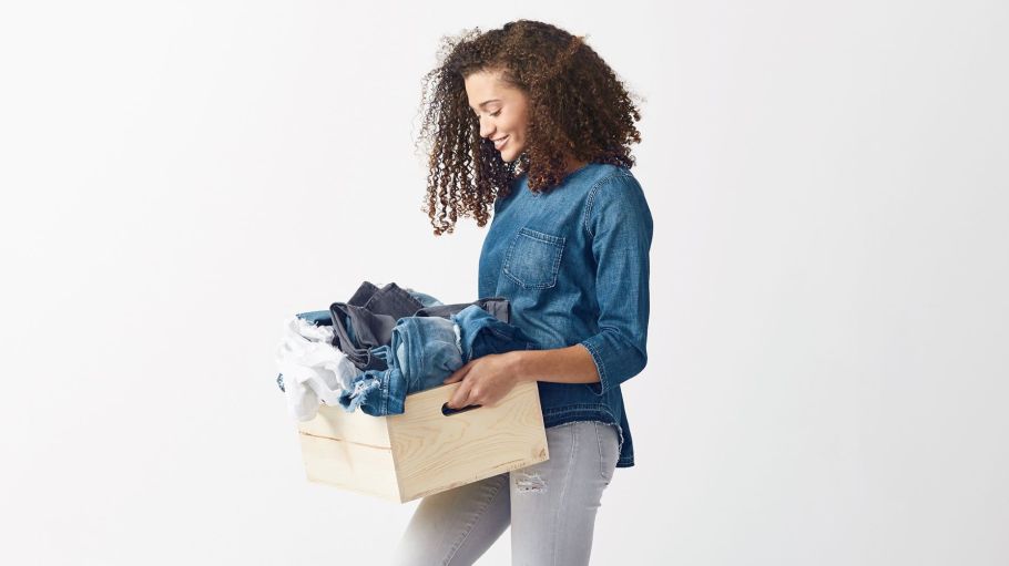Consumers can divert used and unwanted apparel, denim and textiles from the landfill by recycling them in the Blue Jeans Go Green campaign.