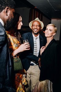 David Kau and Charlize Theron