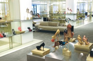 Barneys' shoe floor in New York, 2012.