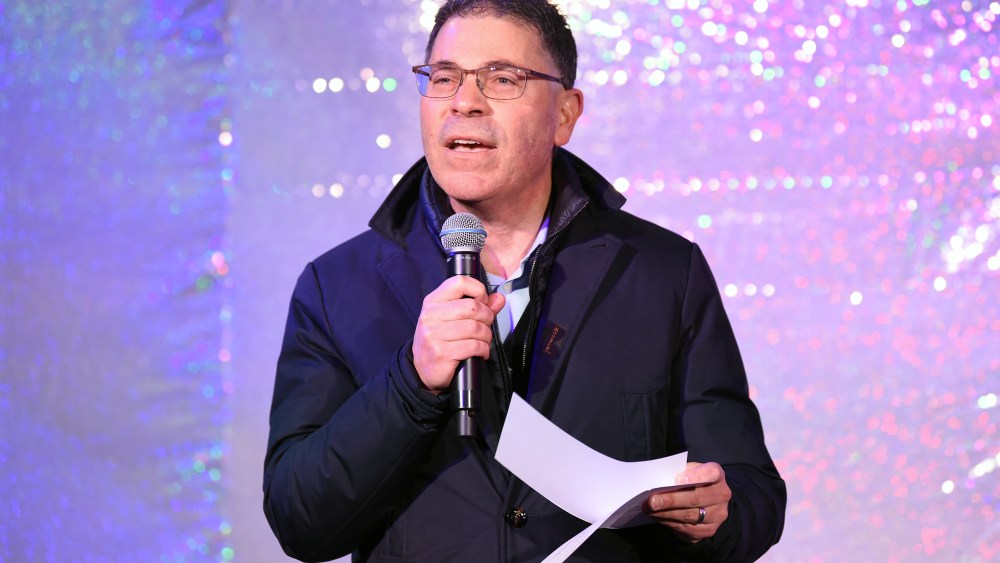 Tony Spring at the BloomingdaleÕs 2019 holiday window unveiling.