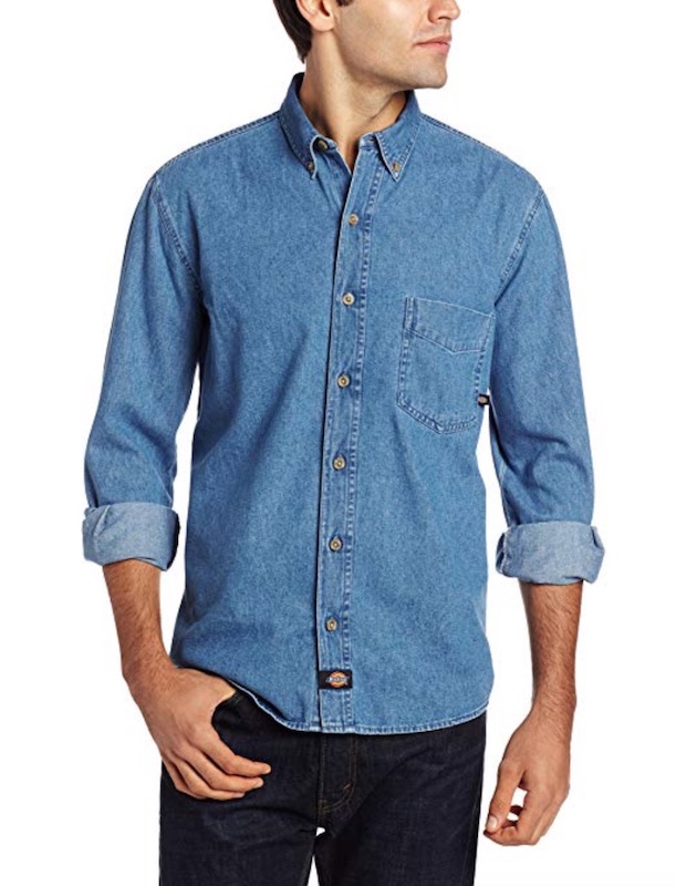 dickies denim shirt