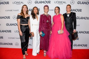Tobin Heath, Christen Press, Megan Rapinoe, Ali Krieger,  Ashlyn Harris