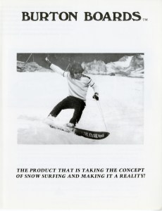 Burton Boards, 1979.