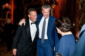 Tony Marx, Bill De Blasio, and Iris Weinshall