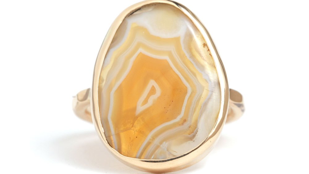 Laguna Agate Ring by Melissa Joy Manning