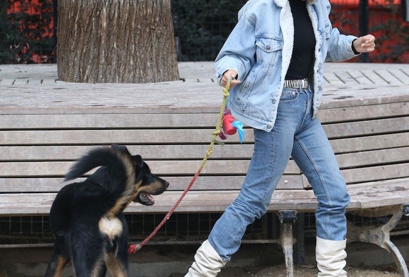 Emily Ratajkowski out and about. From Bella Hadid to Kerry Washington, celebrities stepped out in vintage and retro denim styles including wide-leg and low-rise flare jeans.