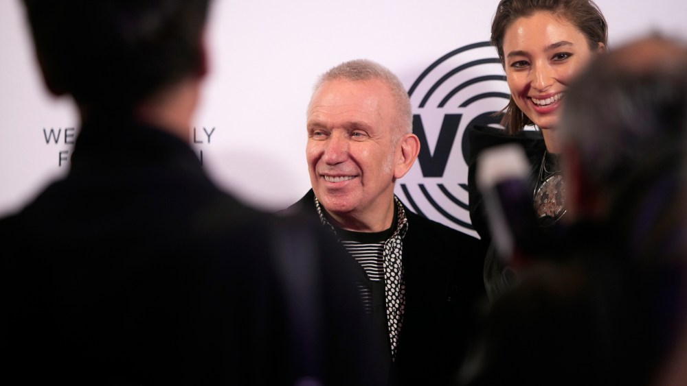 Jean Paul Gaultier and Alexandra Agoston