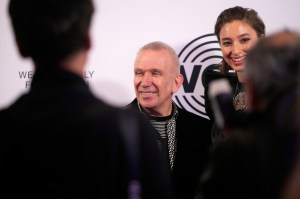 Jean Paul Gaultier and Alexandra Agoston