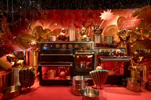 The window display at Printemps in Paris.