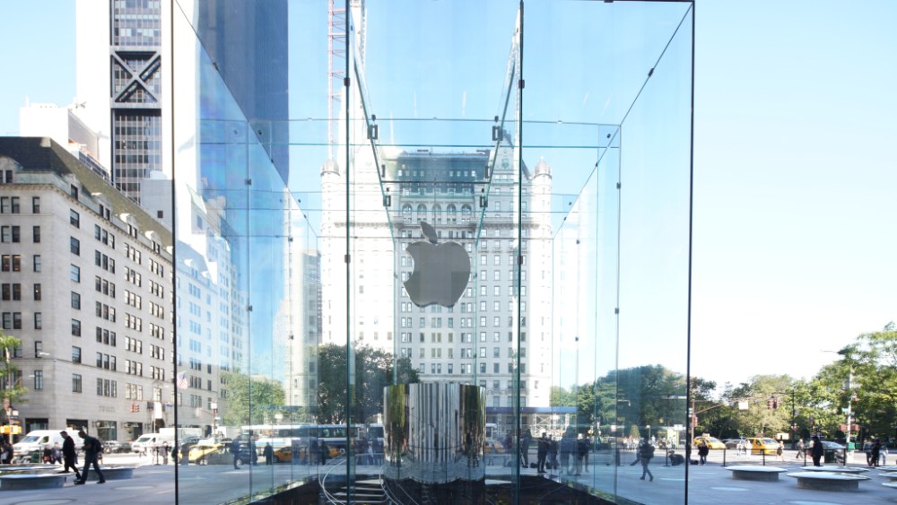 The glass cube of Apple's reimagined Fifth Avenue flagship. The tech giant's investment gave a boost to Fifth Avenue.&nbsp;