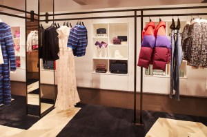 The interior of the Chanel store in Aspen.