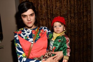 Soko and son Indigo