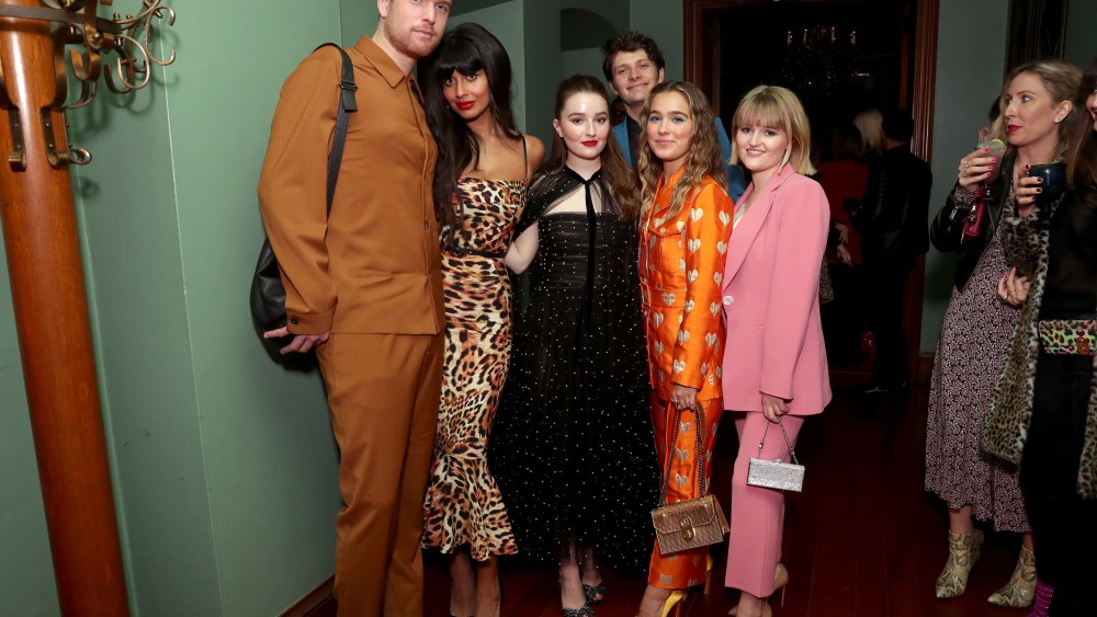 James Blake, Jameela Jamil, Kaitlyn Dever, Haley Lu Richardson, Maddy Dever and Brett Dier