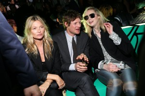 Kate Moss, Nikolai von Bismarck, and Gwendoline Christie