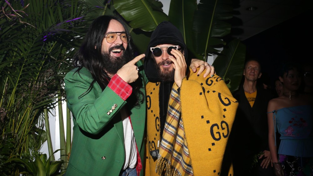 Alessandro Michele and Jared Leto