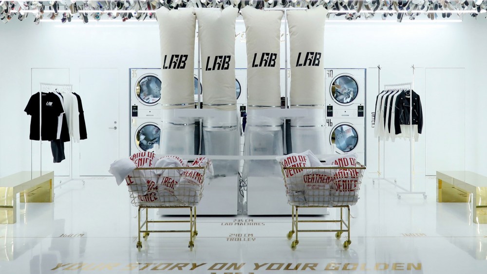 Golden Goose's Lab store located inside Beijing's SKP South luxury shopping mall.
