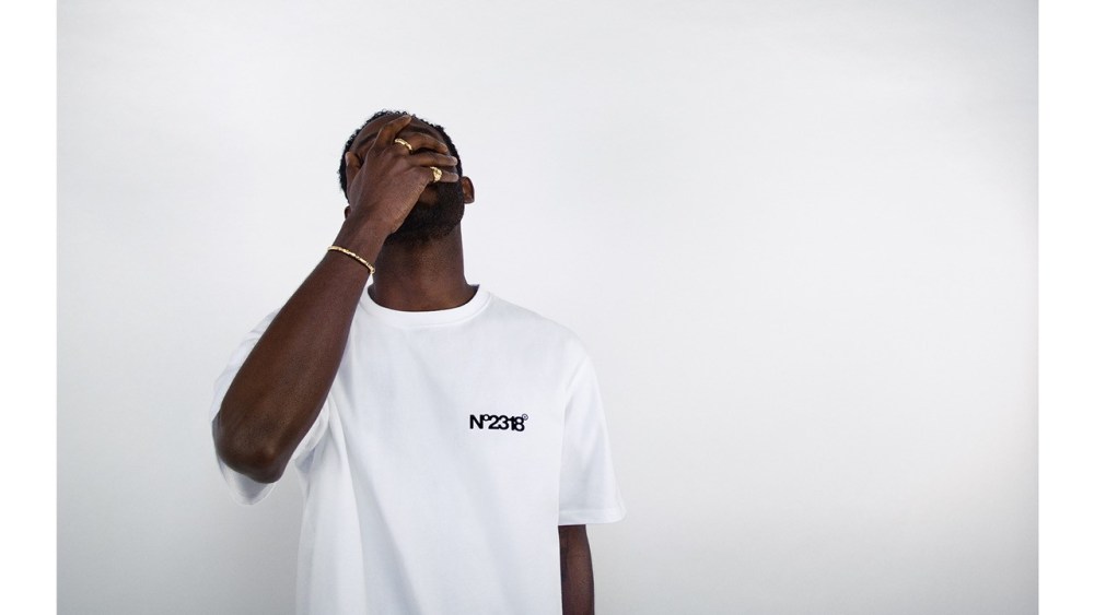 A T-shirt from The DSA label designed by Aitor Throup.