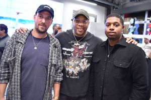 Jaron Kanfer, Flo Rida and Frankie Walker Jr.