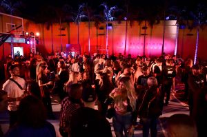 The scene at the UNKNWN Store opening party.