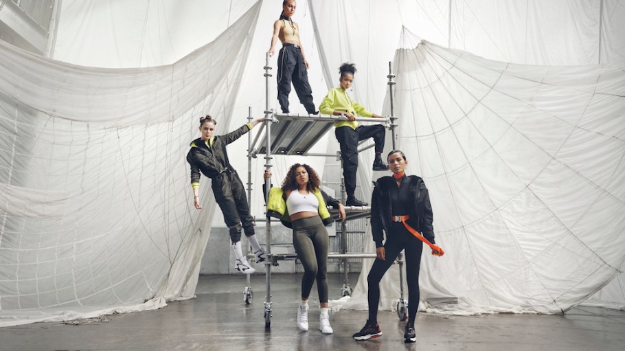 Nike and Jordan brand released performance active apparel for women inspired by iconic '80s silhouettes from Michael Jordan's label.