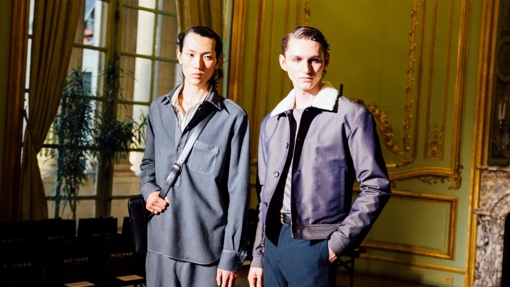 Backstage at Rochas Homme Men’s Fall 2020