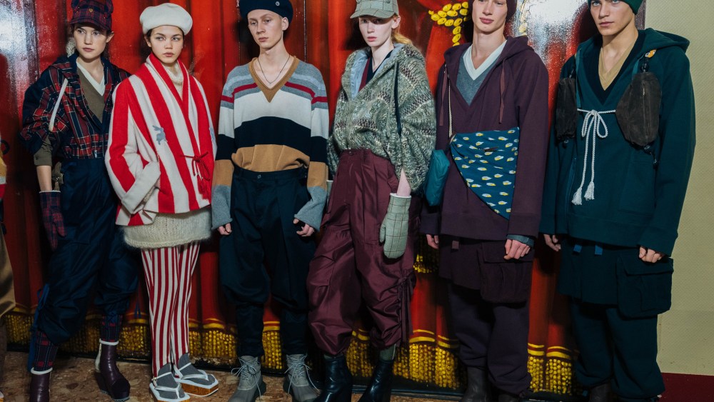 Backstage at Undercover  Men’s Fall 2020
