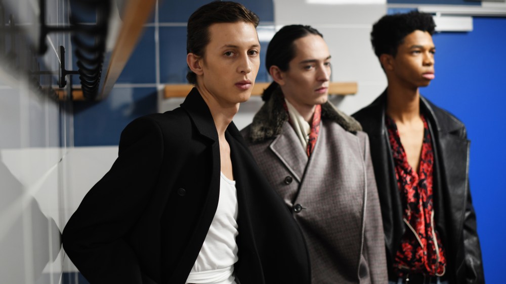 Backstage at Y/Project Men’s Fall 2020