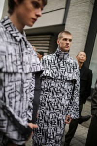 Backstage at Chalayan Men's Fall 2020