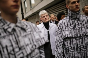 Backstage at Chalayan Men's Fall 2020