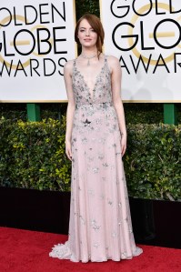 Emma Stone74th Annual Golden Globe Awards, Arrivals, Los Angeles, USA - 08 Jan 2017WEARING CUSTOM VALENTINO
