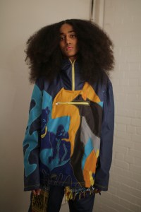 Backstage at Bethany Williams LFW Men's Fall 2020