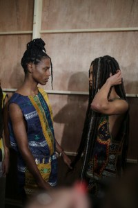 Backstage at Bethany Williams LFW Men's Fall 2020