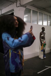 Backstage at Bethany Williams LFW Men's Fall 2020
