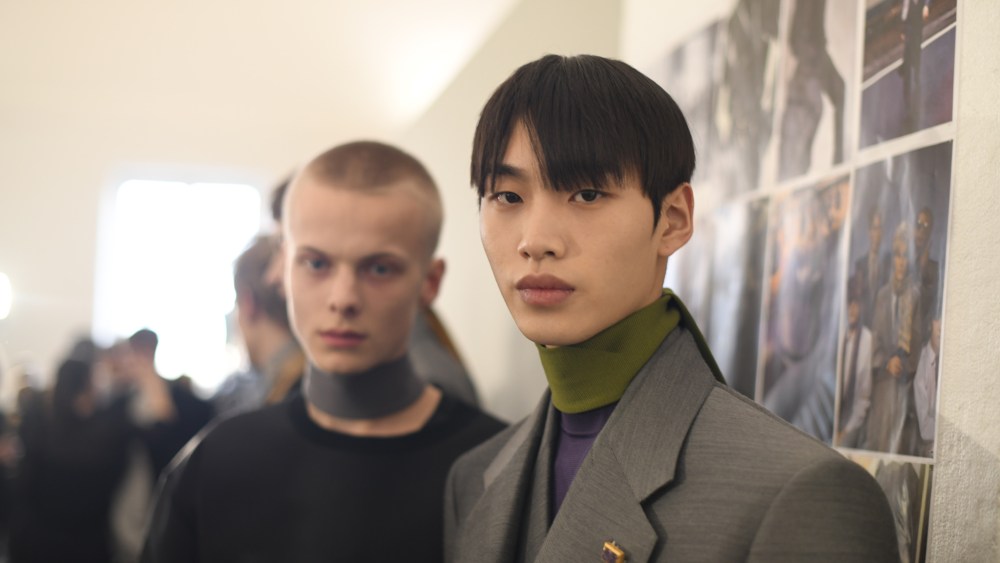 Backstage at Dunhill Men’s Fall 2020