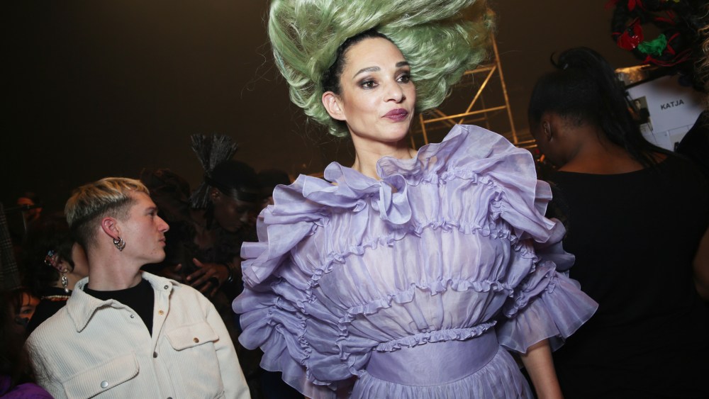 Backstage at Jean Paul Gaultier Couture Spring 2020